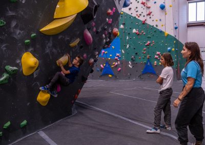 teaching climbing